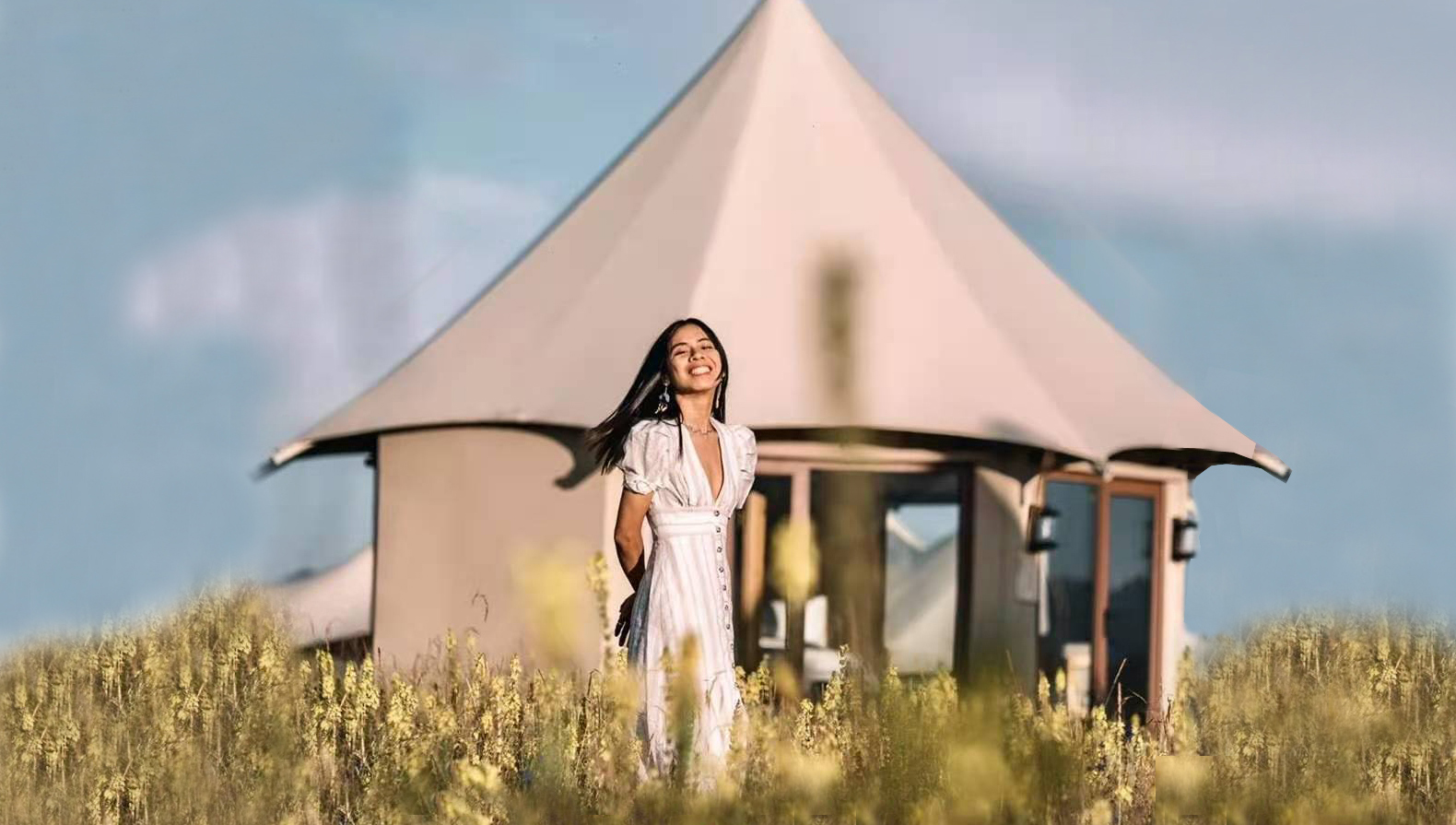 How to find information about hotel tents in Little Red Book?